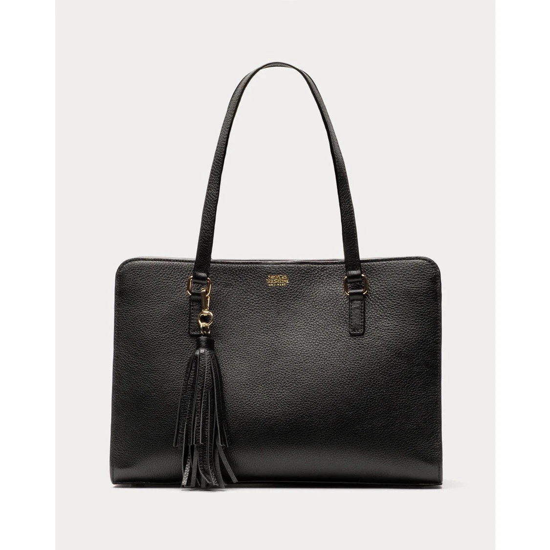 NWOT Frances Valentine Small Ann Backpack, Black Calfskin w/ Red Lining Frances Valentine Black Bags & Handbags for Women for sale  main image 2