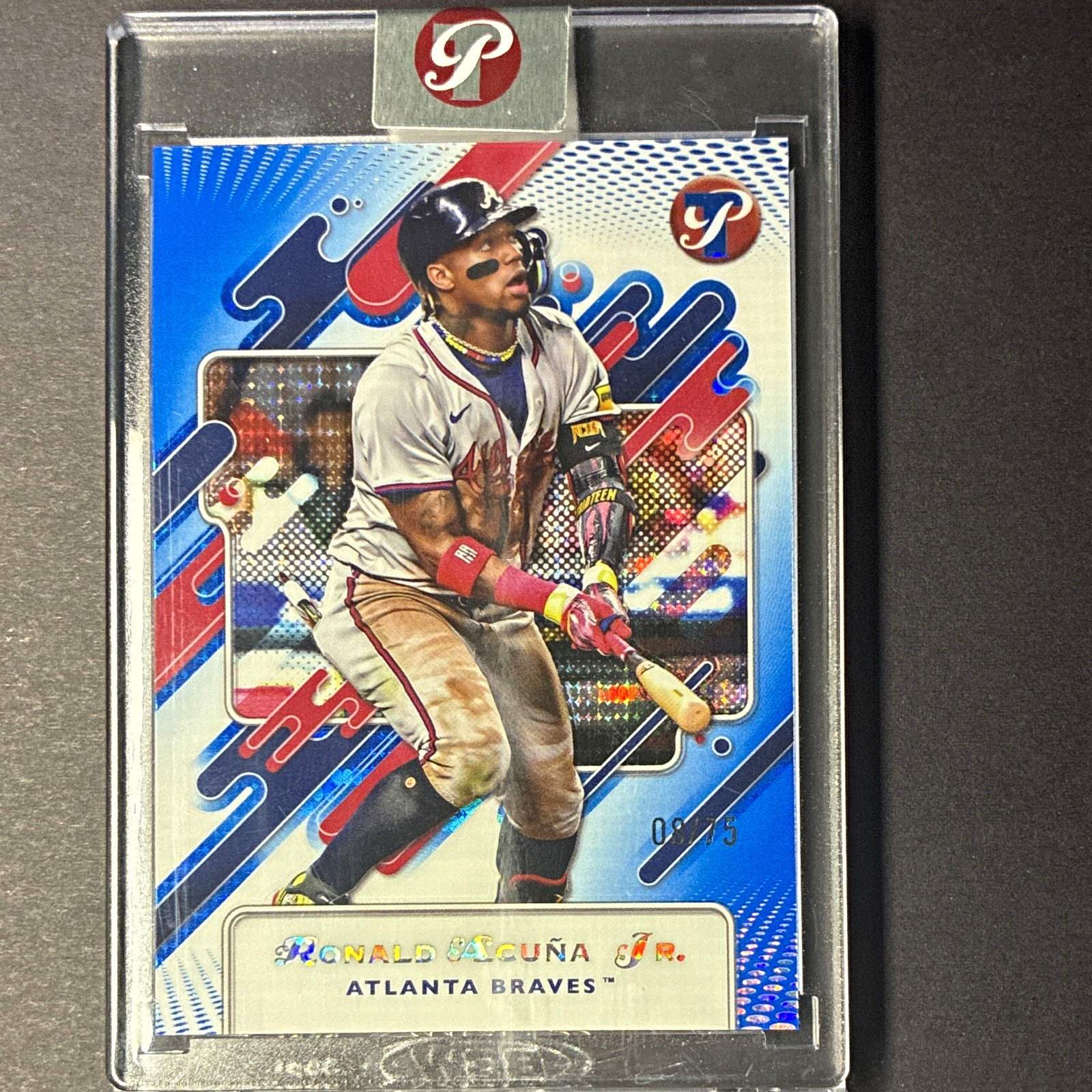 Topps 2025 Pristine Ronald Acuña Jr. #85 Serial Numbered /75 Braves