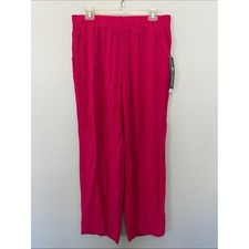 VTG Sag Harbor Women's Flowy Wide Leg Pants Granny Core Large Dead Stock New