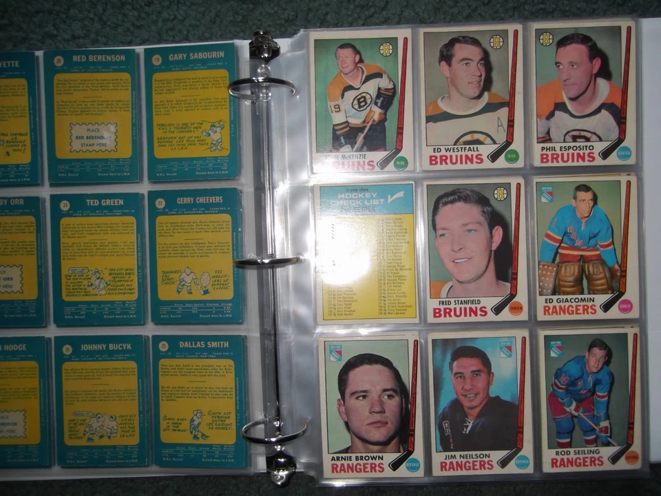 1969-70 O-Pee-Chee OPC HOCKEY COMPLETE SET 1-231 **RARE** - Image 3 of 4