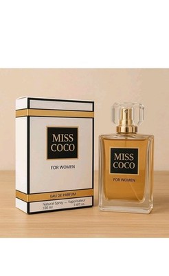 MISS COCO Women's Eau De Parfum 3.4 Fl. Oz. Spray Perfume - Inspired by COCO Cha
