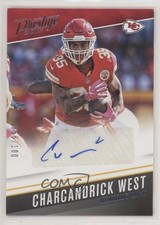 2017 Panini Prestige Veteran Signatures 56/100 Charcandrick West #11 Auto n1u