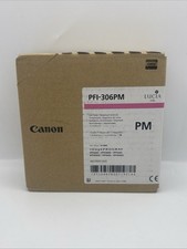 Canon PFI-306PM Pigment Ink Tank, 330ml Capacity, Photo Magenta, EXP 2017
