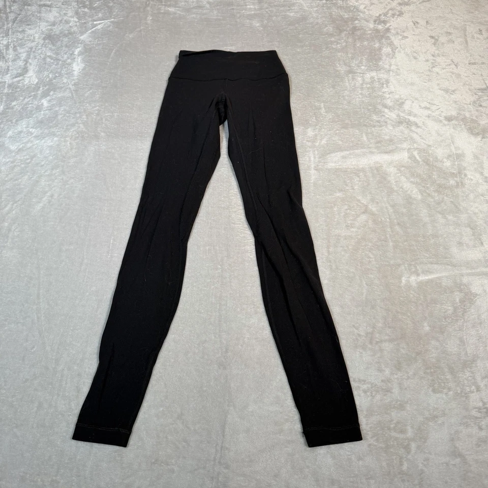 Lululemon Pants Womens 2 Black Align High Rise Yoga Athletic Gym Leggings - Image 2 of 4
