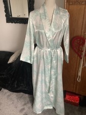 Luxurious David Nieper Light Weight Long Slinky Robe UK Made Size Med' Gift Idea