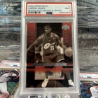 2003 Upper Deck Rookie Exclusives Black White Lebron James Rookie Card RC PSA 9!