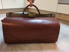 Nostalgie Arztkoffer aus braunem Leder von Hexal