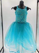 Dance Costume Curtain Call C477 XL Child Ballet Tutu Classical Spandex Sparkle