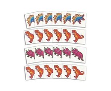 24 Pack Of Prehistorical Party Tattoos - Dinosaur Themed By Amscan