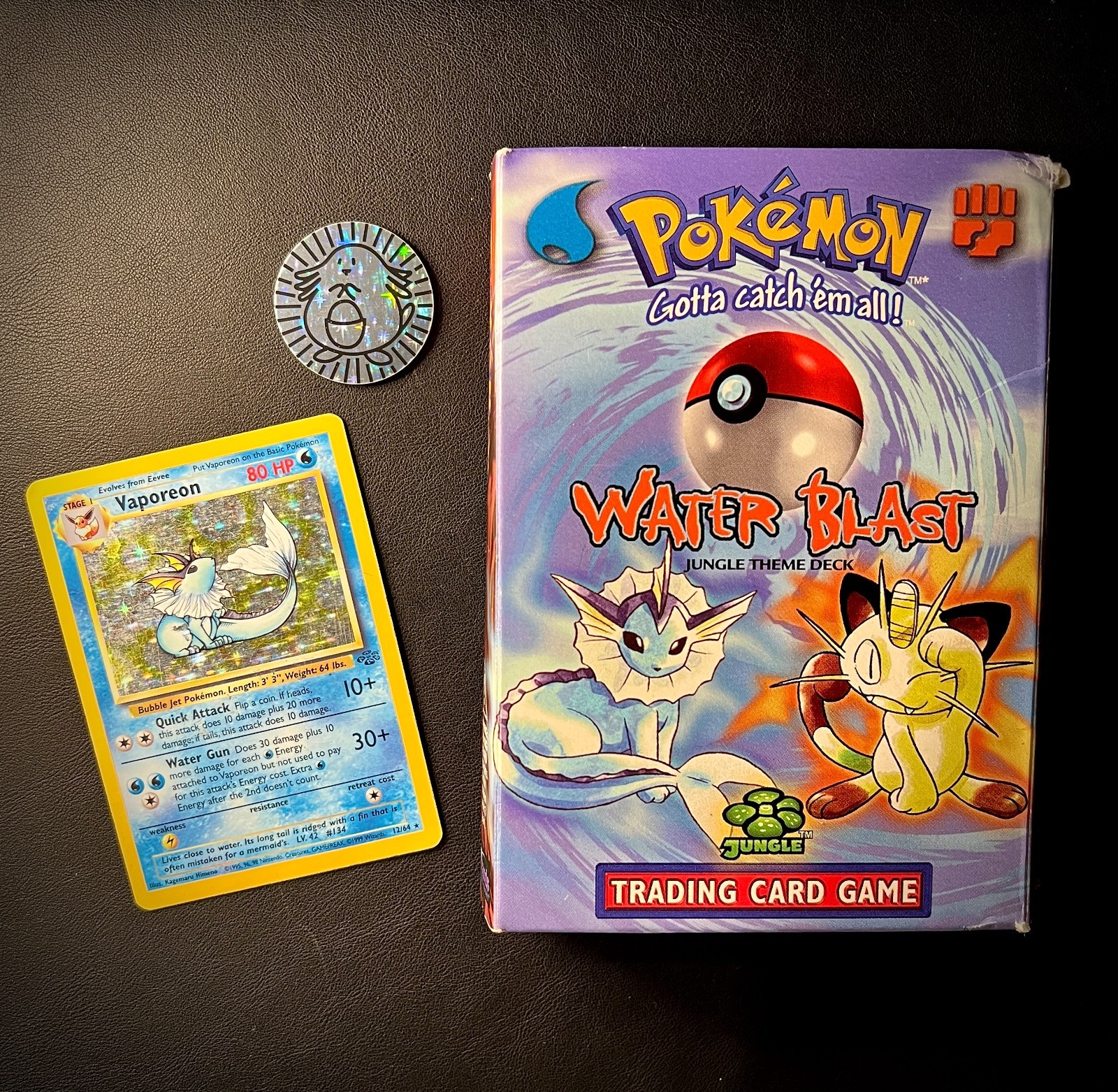 Pokémon "Water Blast" Theme Deck! | Vintage Jungle '99 Open Excellent Complete! 