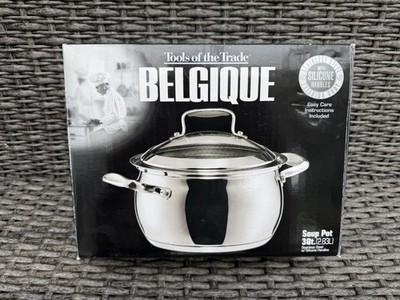 Belgique Gourmet Tools Of The Trade Stainless  3 Qt Stock Pot Lid