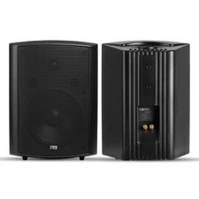 OSD 8" Outdoor Patio Speaker Pair 200W, 2-Way Swivel All Weather - Black - AP840