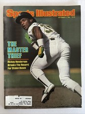 Sports Illustrated September 6, 1982 Rickey Henderson Oakland As MLB Sep (G4)