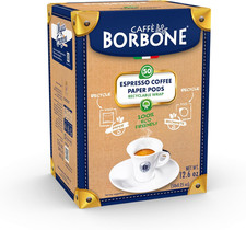 Caff Borbone Compostable Pod Black Coffee Blend - 50 Pads - Compatible with ESE 0.23 per lighter