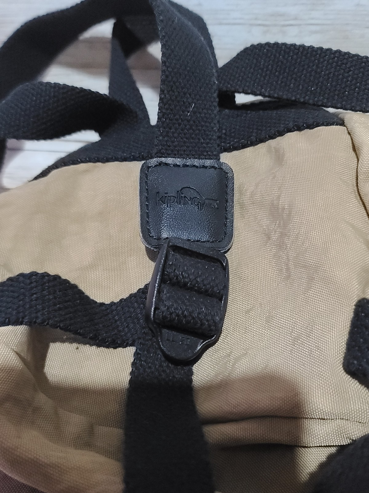 Kipling Mini Backpack – Beige / Sand – With Monke… - image 14