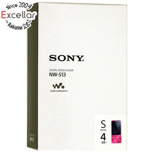 Sony Walkman NW S13 Pink 4GB Portable Media Player Timepiece Authentic