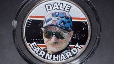 DALE EARNHARDT COLORIZED 2001 NORTH CAROLINA STATE QUARTER  W/ Black Case