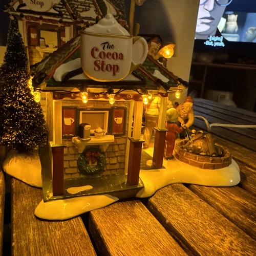 Dept 56 The Cocoa Stop The Original Snow Village 55096 Limited Edition In Box - Picture 8 of 18