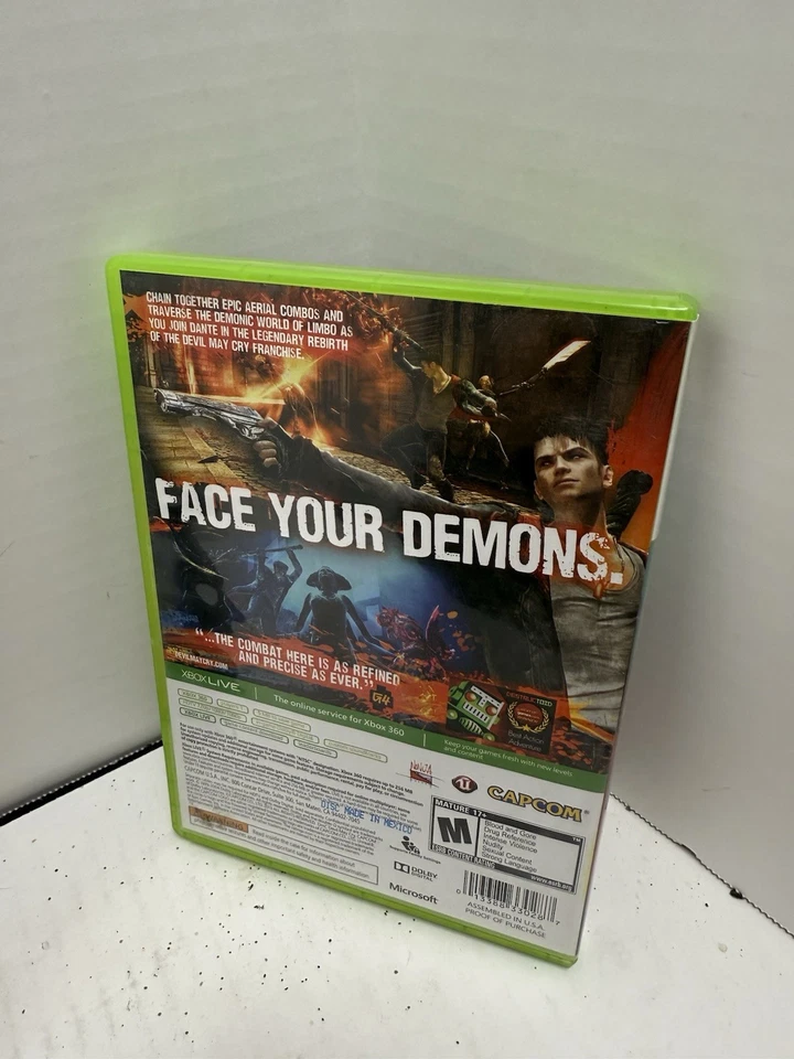 DMC: Devil May Cry Xbox 360, Game Disc and Original Case Included - Image 2 of 3