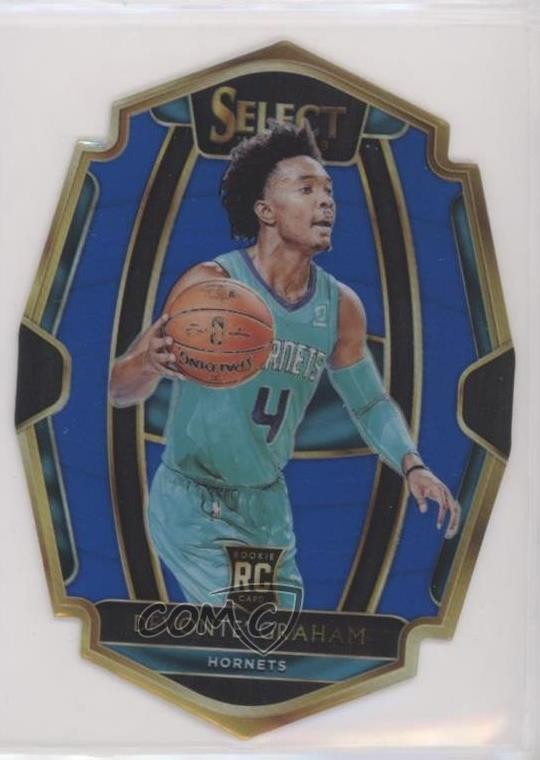 2018-19 Panini Select Premier Level Blue Prizm 230/249 Devonte' Graham #103 1yj