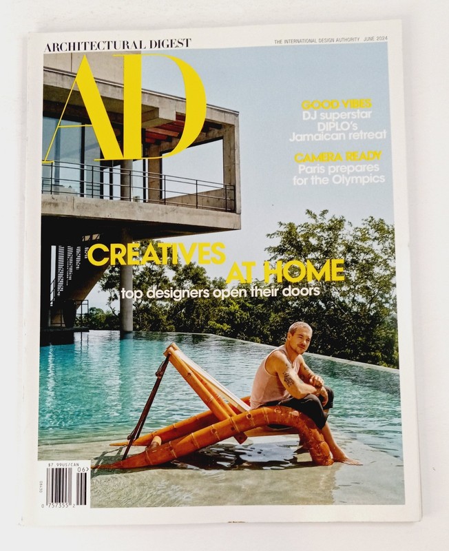 AD Archtectural Digest June 2024 Top Designers Open Their Doors DIPLO Olympics