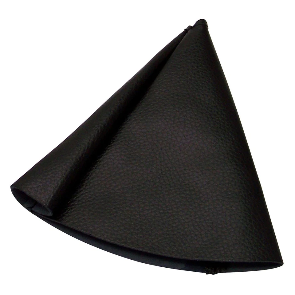 Vertical Shift or Emergency Brake Black Boot and Silver Ring  - Imagem 2 de 4