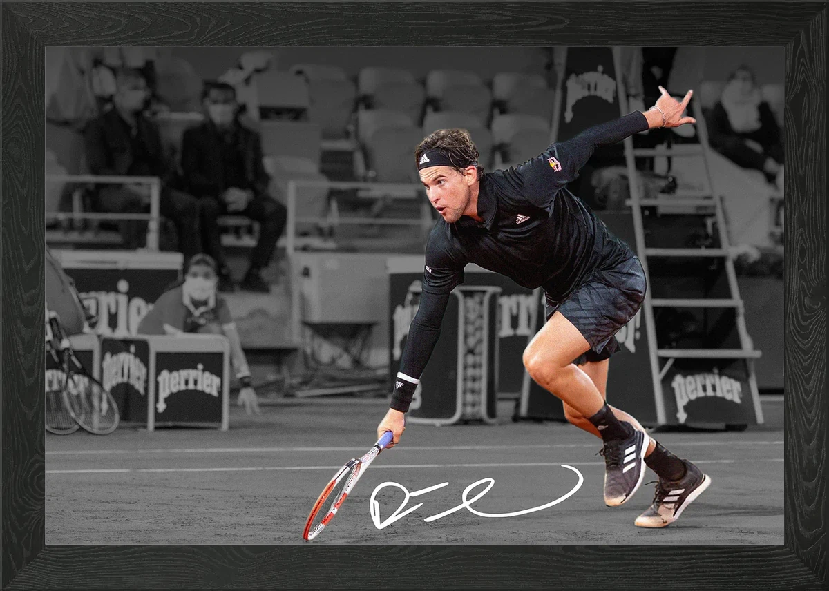 Dominic Thiem Framed Wall Art Poster Canvas Print Picture
Opens in a new window or tab