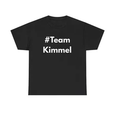 TeamKimmel Shirt Jimmy Kimmel Protest Tee Late Night TV Show Support Free Speech