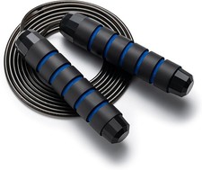 Jump Rope, Adjustable Jump Ropes,Skipping Rope Tangle-Free Rapid Speed with Ball