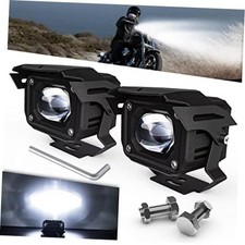 Motorcycle LED Pods Auxiliary Driving Fog Lights White LED Spotlight Projector