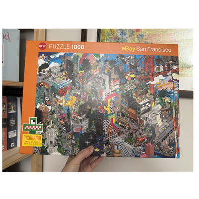 Heye eBoy San Francisco 1000-Piece Interlocking Cardboard Puzzle 29981