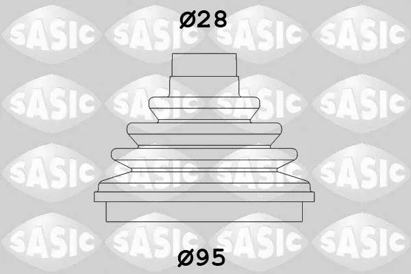 Originale SASIC Kit Di Giunti Omocinetici 2933003 Per Citroën Fiat Lancia - Immagine 2
