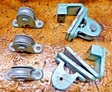 Vintage Galvanized Cast Iron Stationary Pulley multiple use