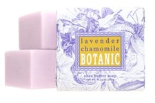 Greenwich Bay - Set of 3 - Botanical Soap Lavender Chamomile - Wrapped 6oz.