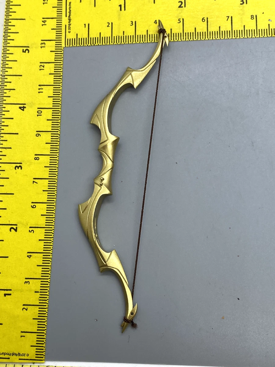 Gold Elven Bow for Arrow Part Elf Bardric Mythic Legions Illythia 6" figure  | eBay
