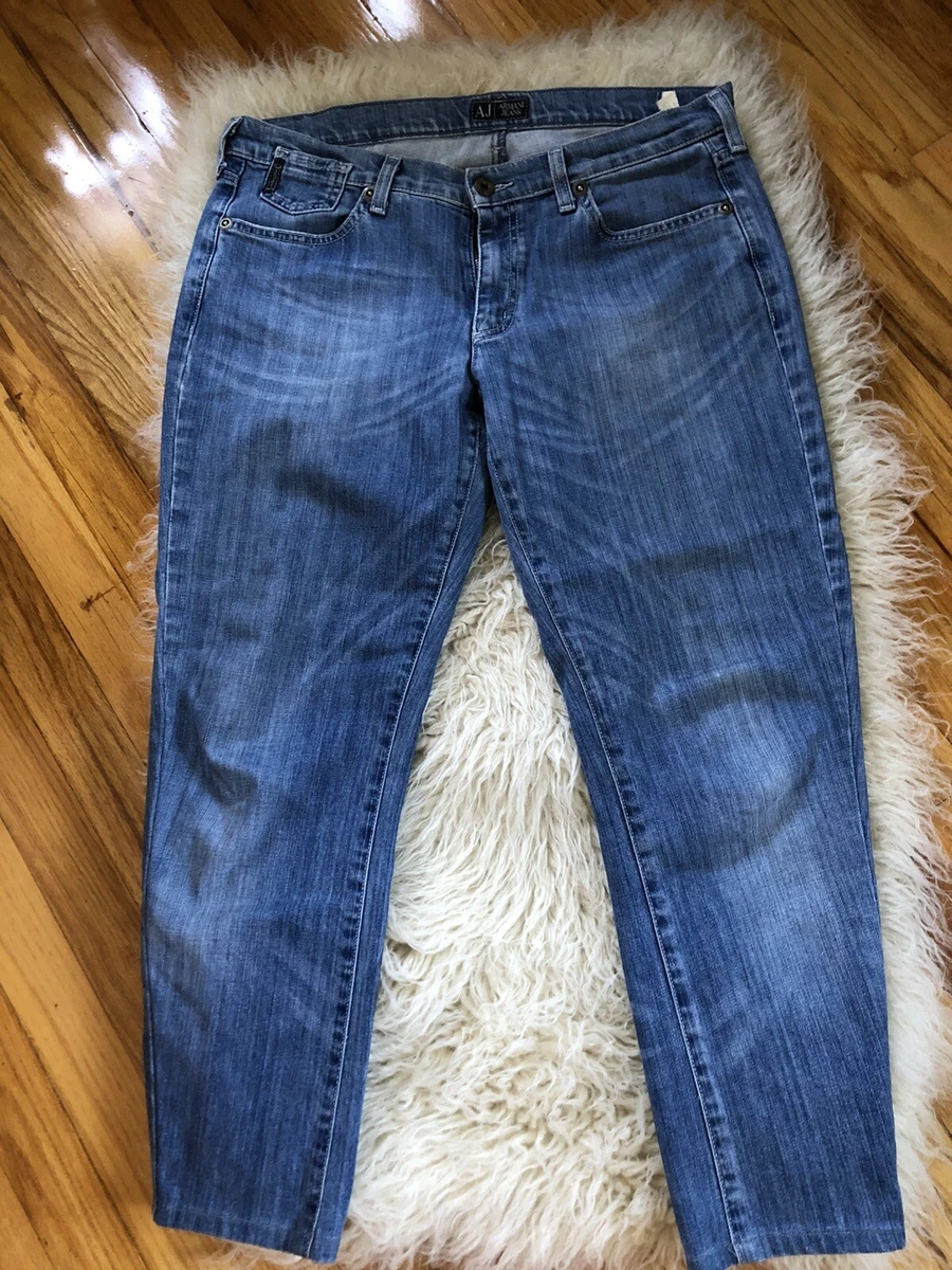 AJ ARMANI JEANS SKINNY BLUE DENIM SIZE 31 007 Series | eBay