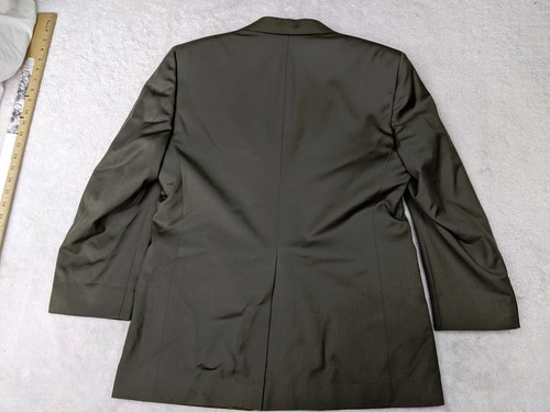 Vtg USA Lacrosse Mens 40S Gray Worsted Wool Blazer Jacket 2 Button $375 - Picture 11 of 17