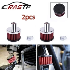 2PCS High Flow Racing 3/4 Small Air Filter Motorcycle Turbo Cold Air Intake