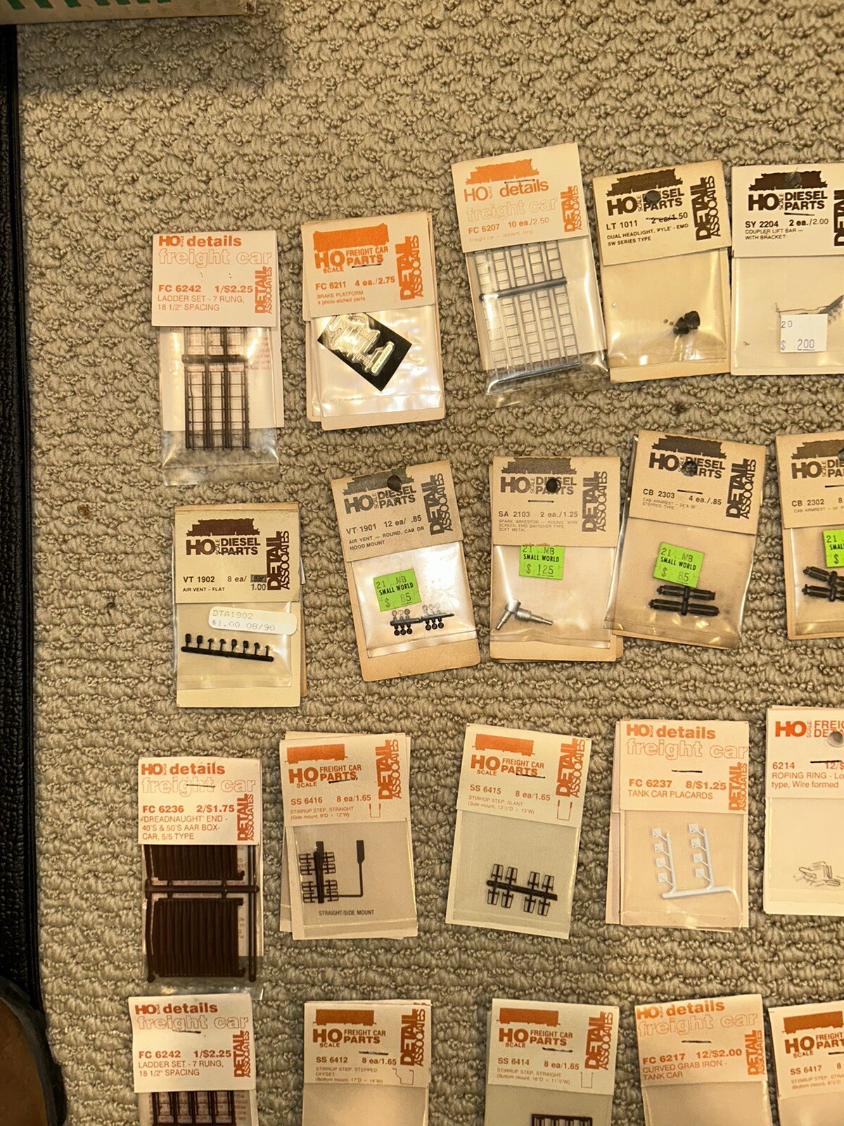 113 Detailed Associates HO Scale Train Parts Packages New eBay