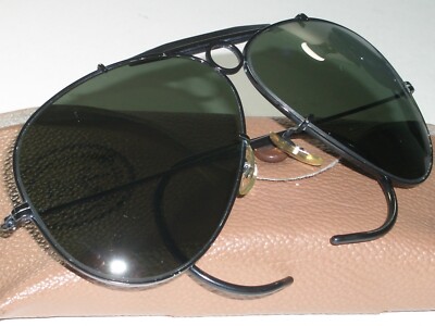1970's BAUSCH & LOMB RAY BAN USA G15 UV BLACK CHROME 1970's BAUSCH & LOMB RAY BAN USA G15 UV BLACK CHROME