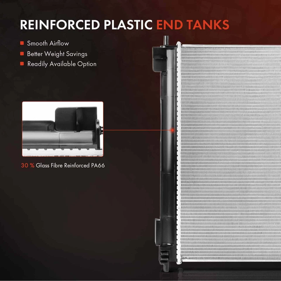 Intercooler plástico + aluminio para Lexus NX200t 2015-2017 L4 2,0 L turboalimentado Foto 3 de 4