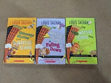 Lot of 3 Wayside School Books by Louis Sachar, Scholastic Paperback