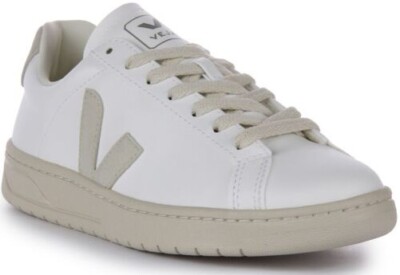 VEJA Urca Cwl Freizeit Turnschuh Zum Schnüren Weiß Natürlich Damen Größe UK 3 -