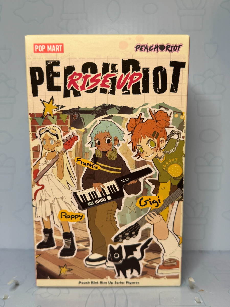 POP MART Peach Riot Rise Up Series Figure Poppy Baddie on Bass New