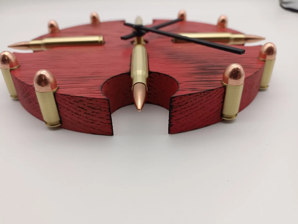 Patronen Wanduhr "Diabolical Sunset" von Bound by ammo - Bild 3 von 4