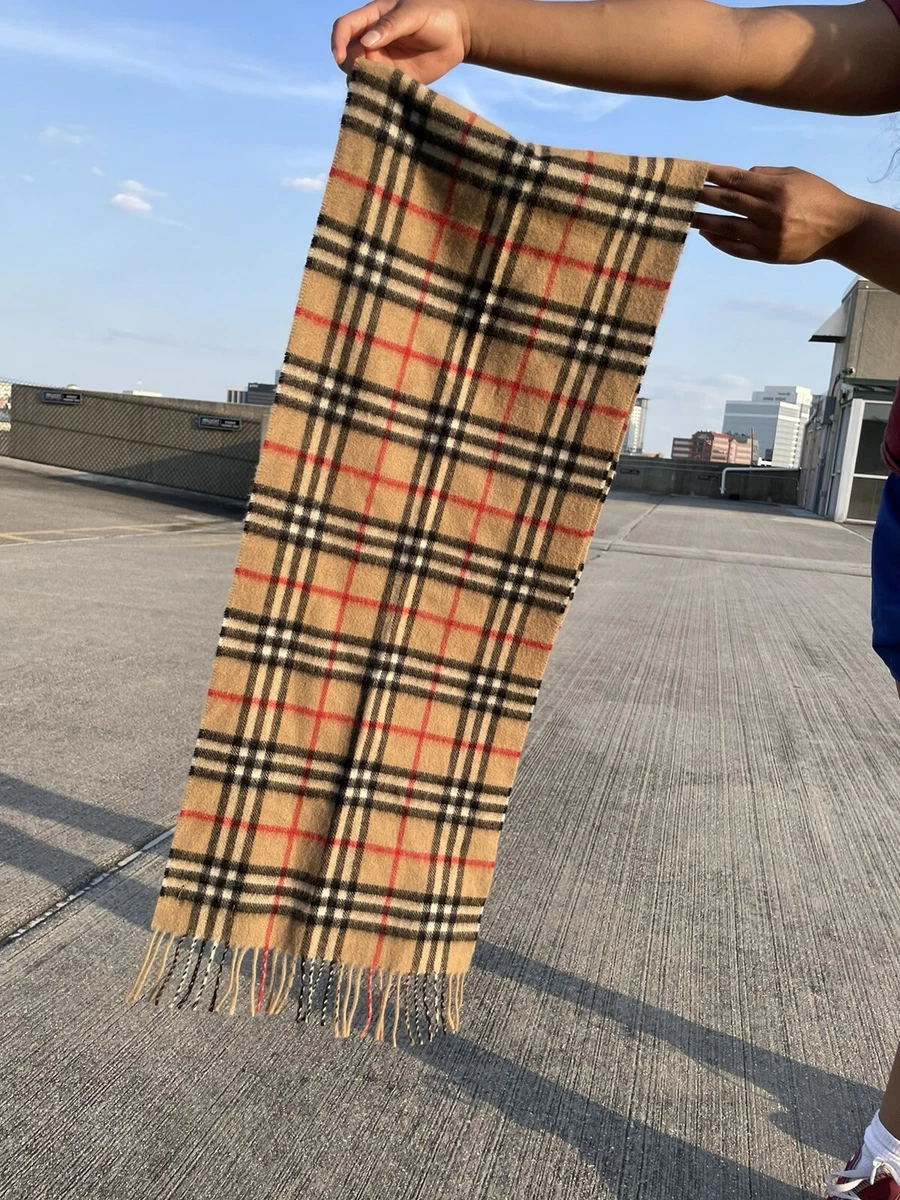 Burberry Classic Check Cashmere Scarf