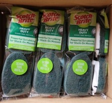 7X Scotch-Brite Kitchen Scrubber Refills, 14SCRUBS IN TOTTAL