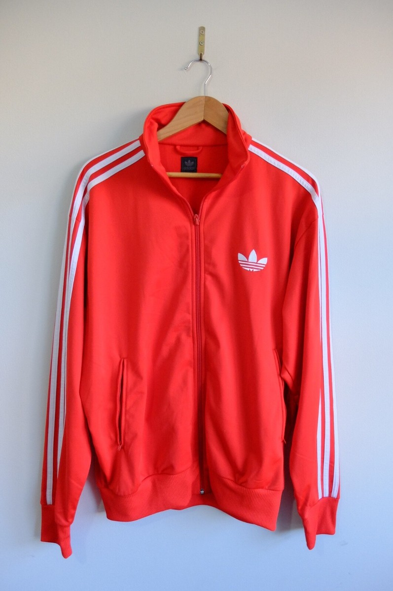 【USED】 adidas track jacket red wine L Adidas Originals tracksuit jacket RED L firebird track