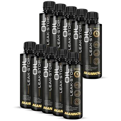 Motoröl Öl 10 x 250 ml Leck Stop MANNOL Dicht Verlust Ölverlust Motordichtmittel