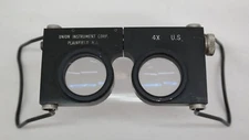 Vintage Stereoscope 4X Standing Magnifier by Union Instrument Corp    JR